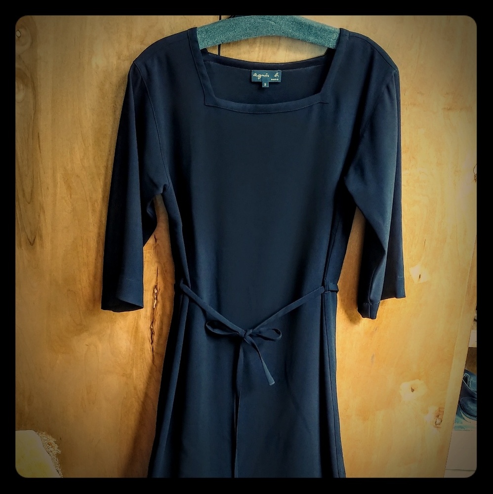 Agnes B NWOT crepe cocktail dress